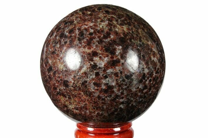 Polished Garnetitie Sphere - Madagascar #132056